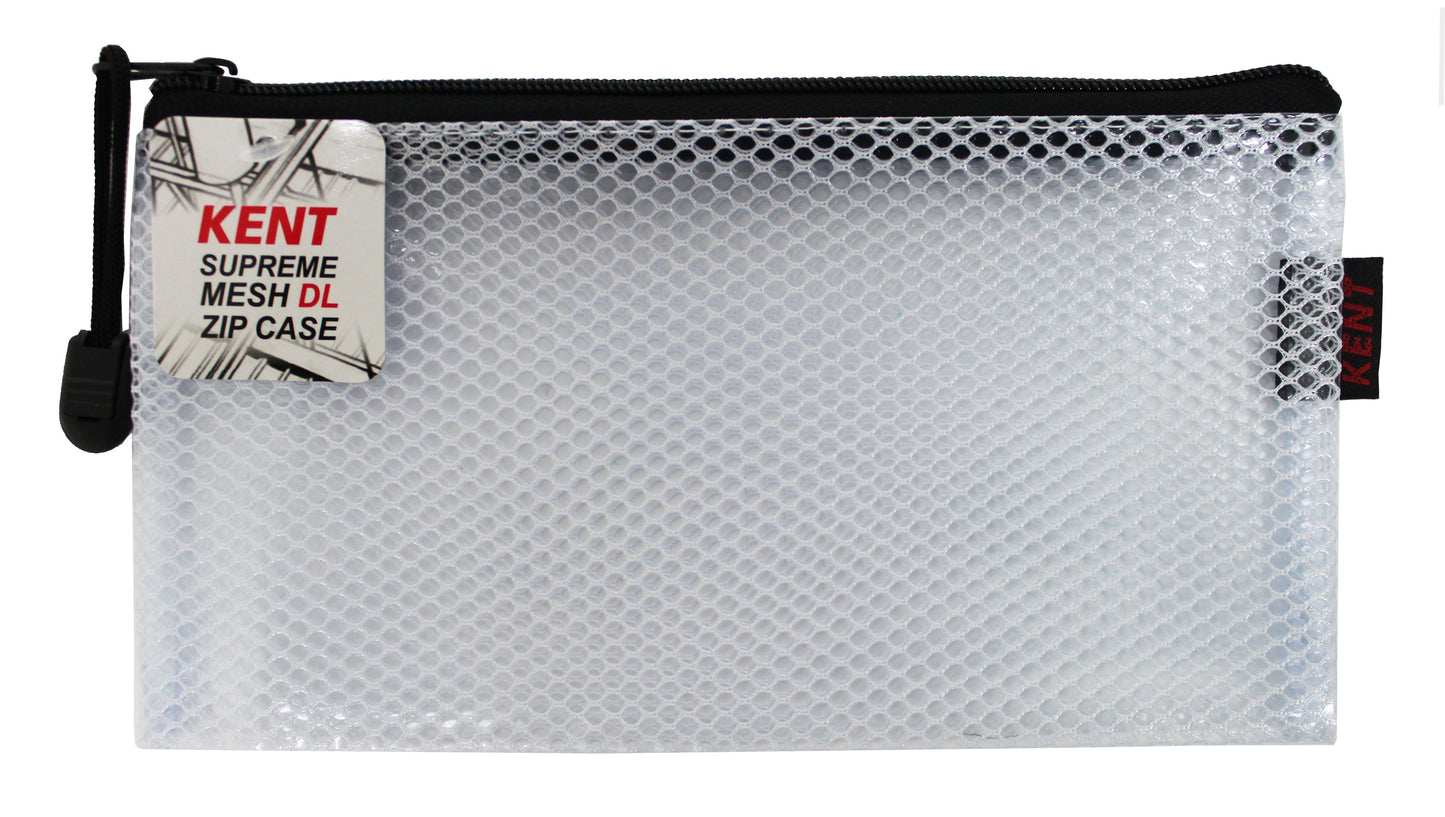 Kent Supreme Mesh Dl 220x115mm Zip Case