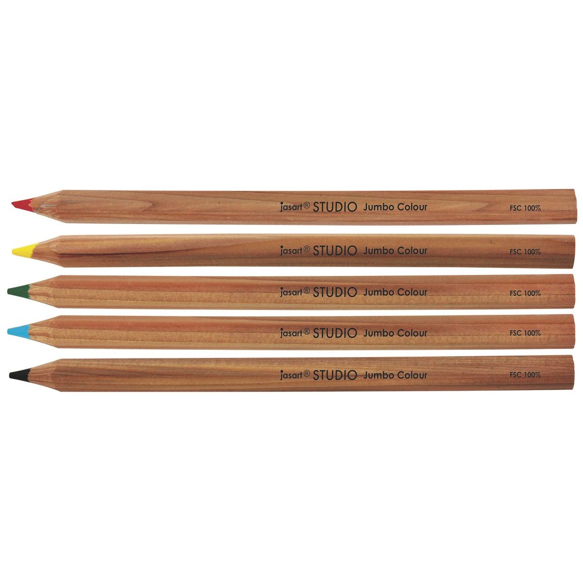 Jasart Studio Jumbo Colour Pencils Pack of 24
