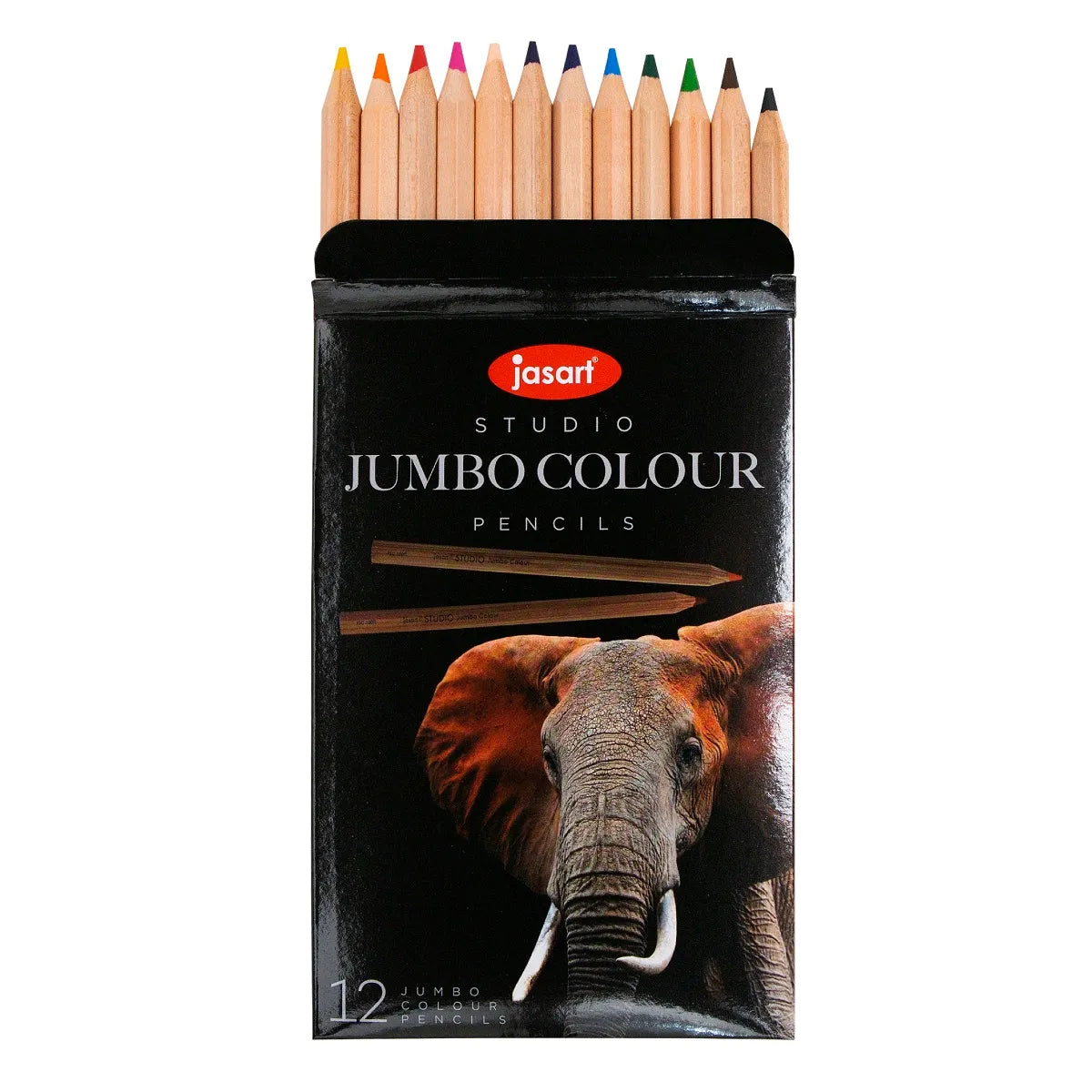Jasart Studio Jumbo Colour Pencils Pack of 12