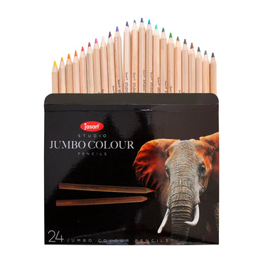 Jasart Studio Jumbo Colour Pencils Pack of 24