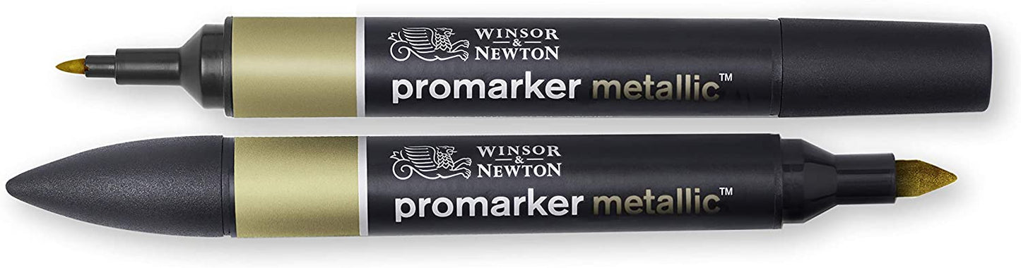 Winsor & Newton Promarker Metallic Gold Set of 2