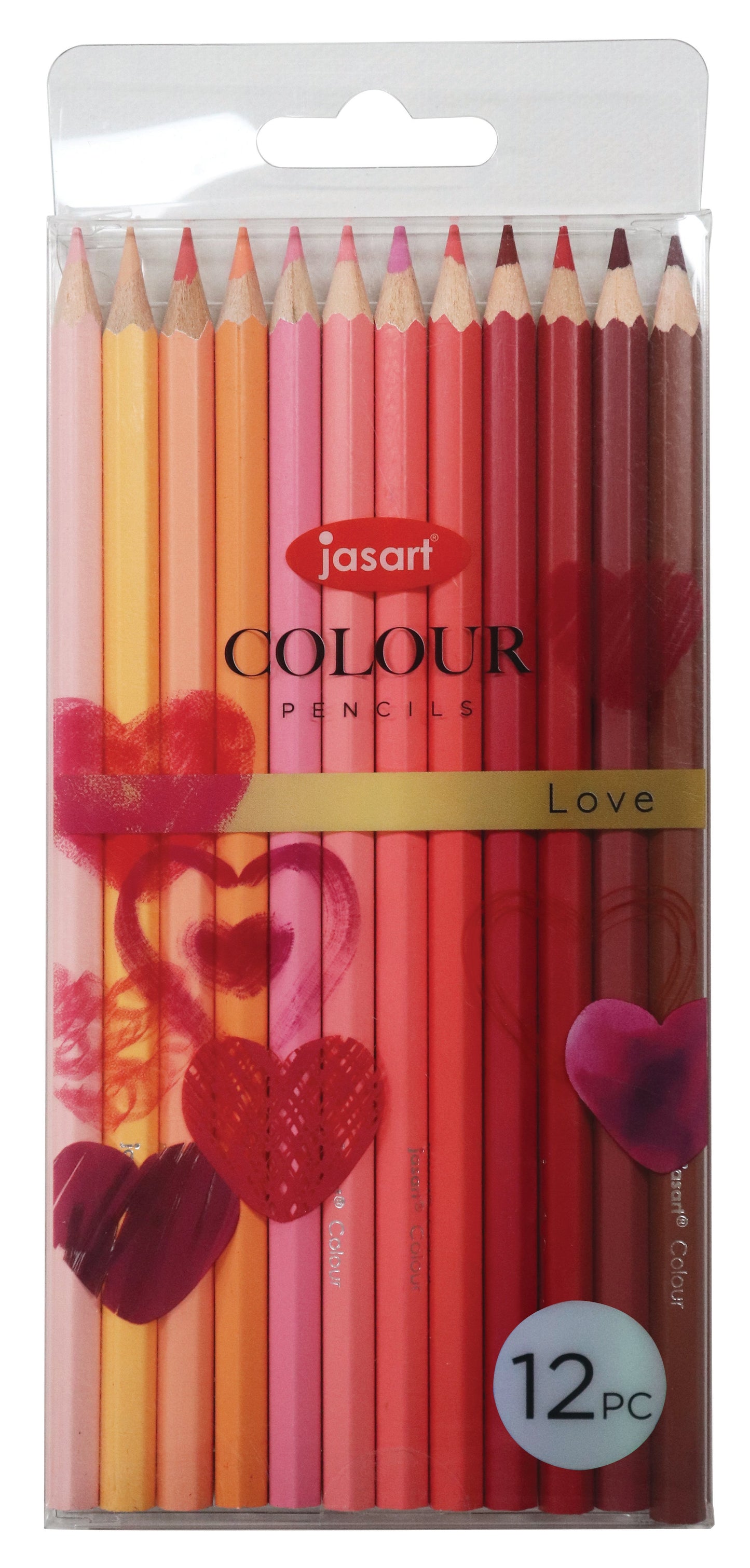 Jasart Studio Love Tones Pencils Set Of 12