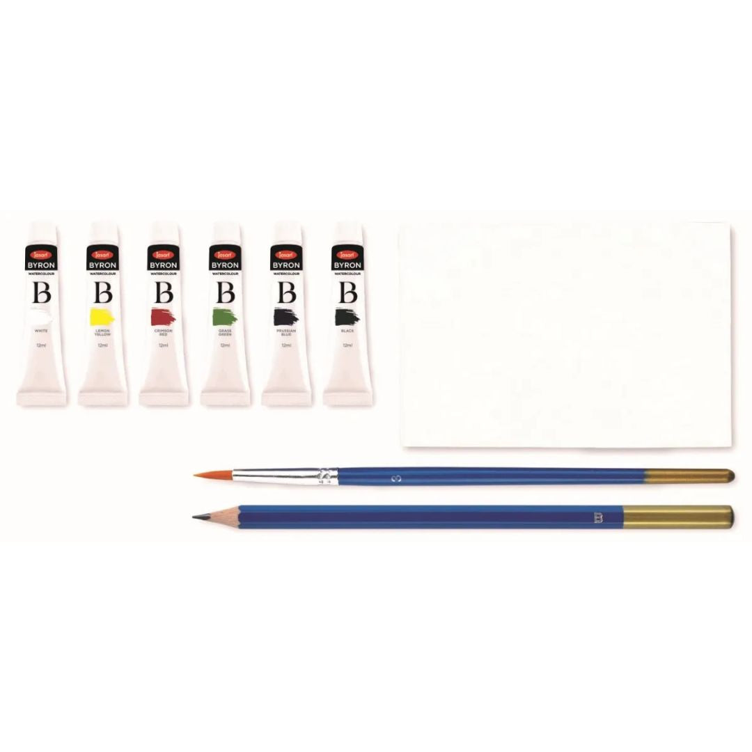 Jasart Byron Watercolour Paints Starter Set Of 9