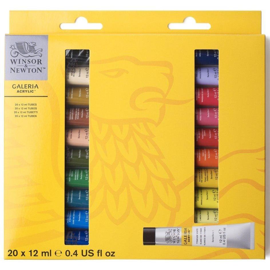 Winsor & Newton Galeria 12ml Acrylic Paints Arrival Set Of 20
