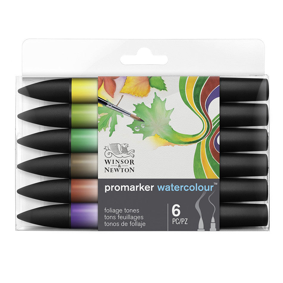 Winsor & Newton Promarker Watercolour Foliage Tone Set Of 6