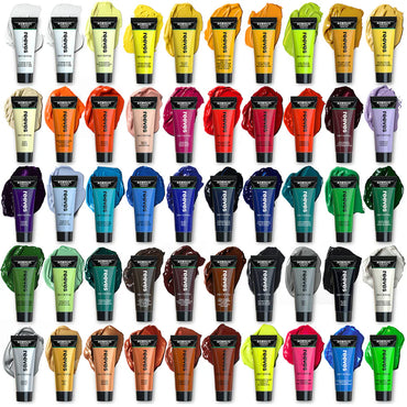 Reeves 22ml Acrylic Paints Set of 50 Classic Colours