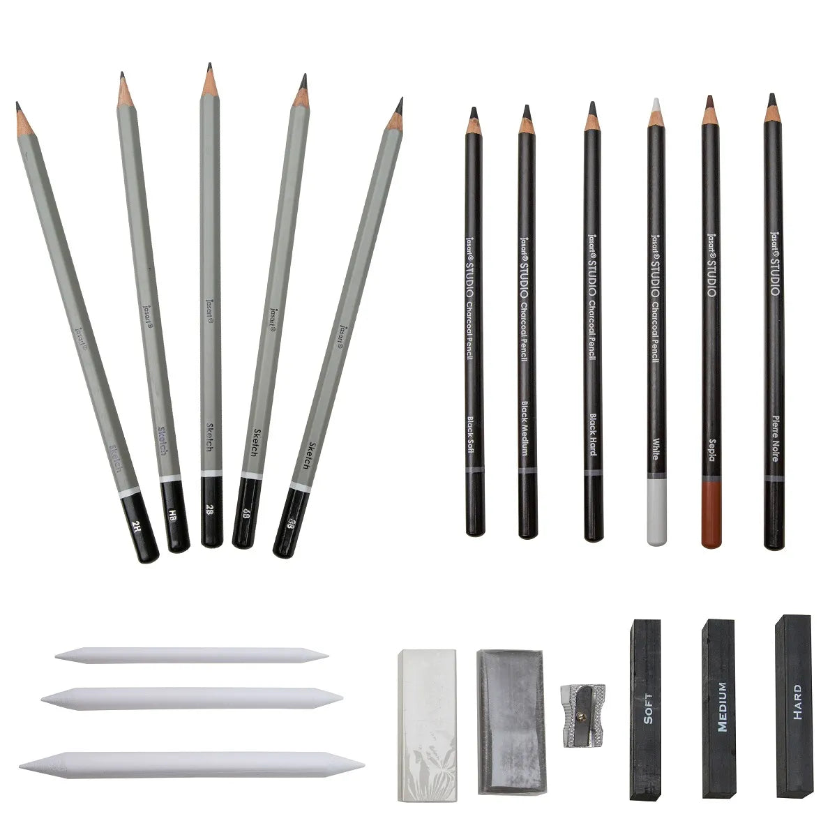 Jasart Studio Sketching & Drawing Set of 27