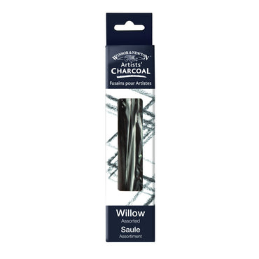 Winsor & Newton Short Willow Charcoal Assorted Set of 24