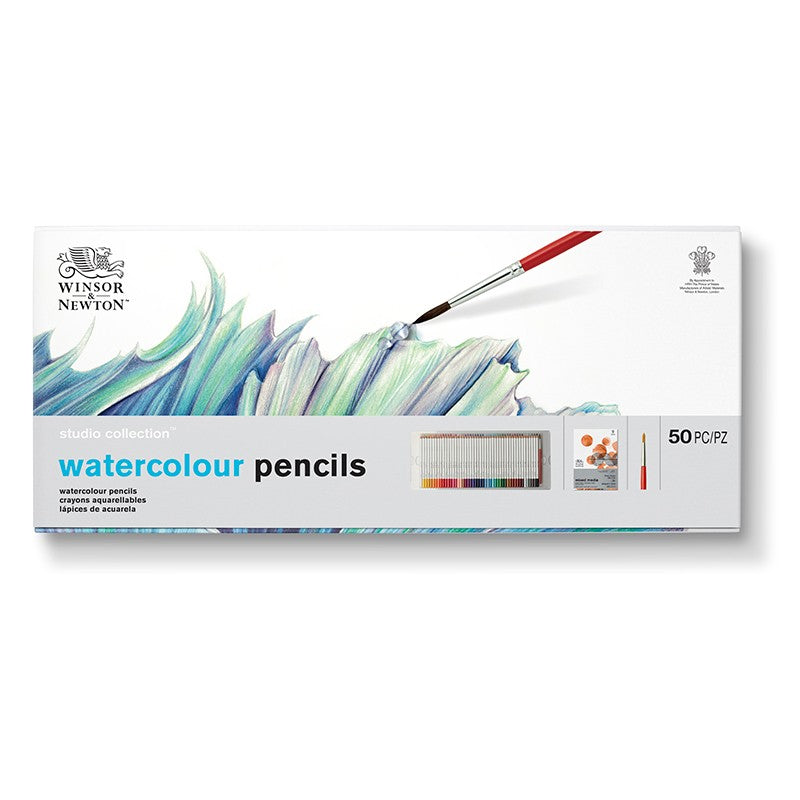 Winsor & Newton Studio Watercolour Pencils Set Of 50