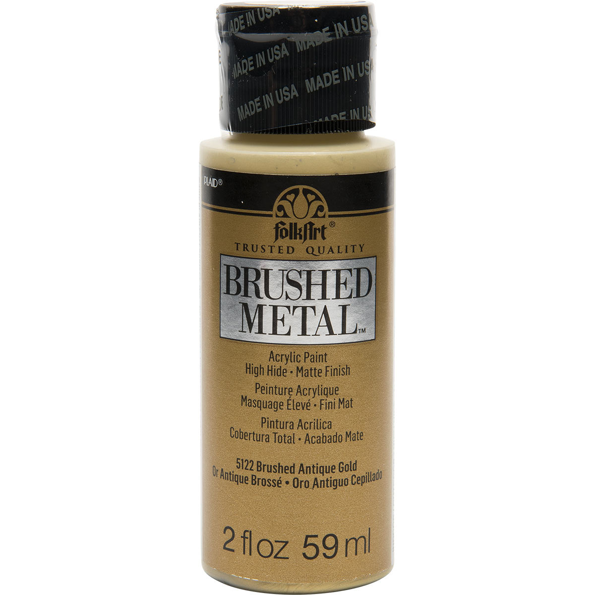 FolkArt Brushed Metal Acrylic Paints 59ml