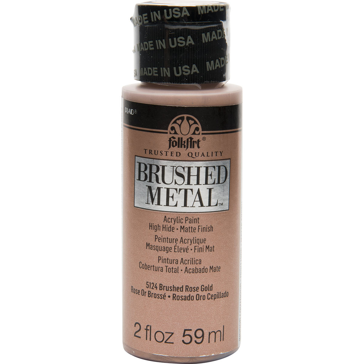 FolkArt Brushed Metal Acrylic Paints 59ml