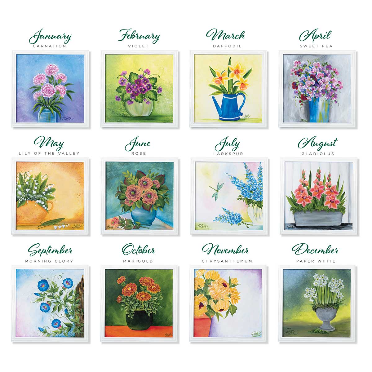 FolkArt Stroke Flowers Kit