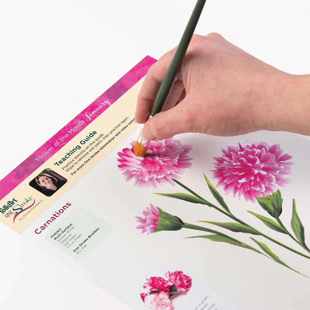 FolkArt Stroke Flowers Kit