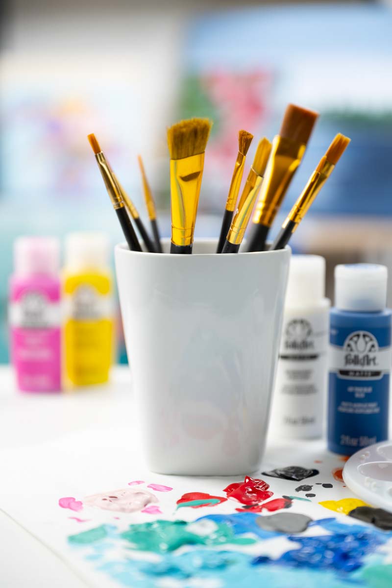 FolkArt One Stroke Let's Paint Live Kit