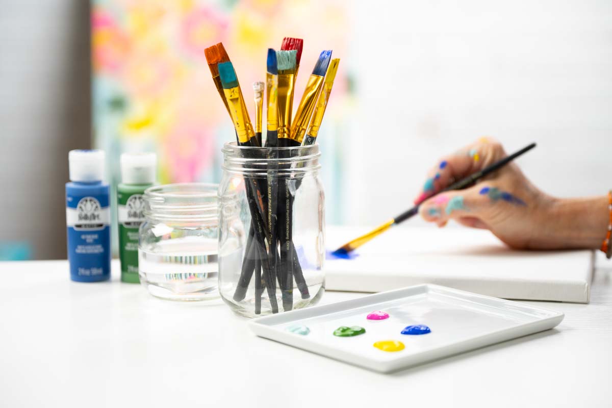 FolkArt One Stroke Let's Paint Live Kit