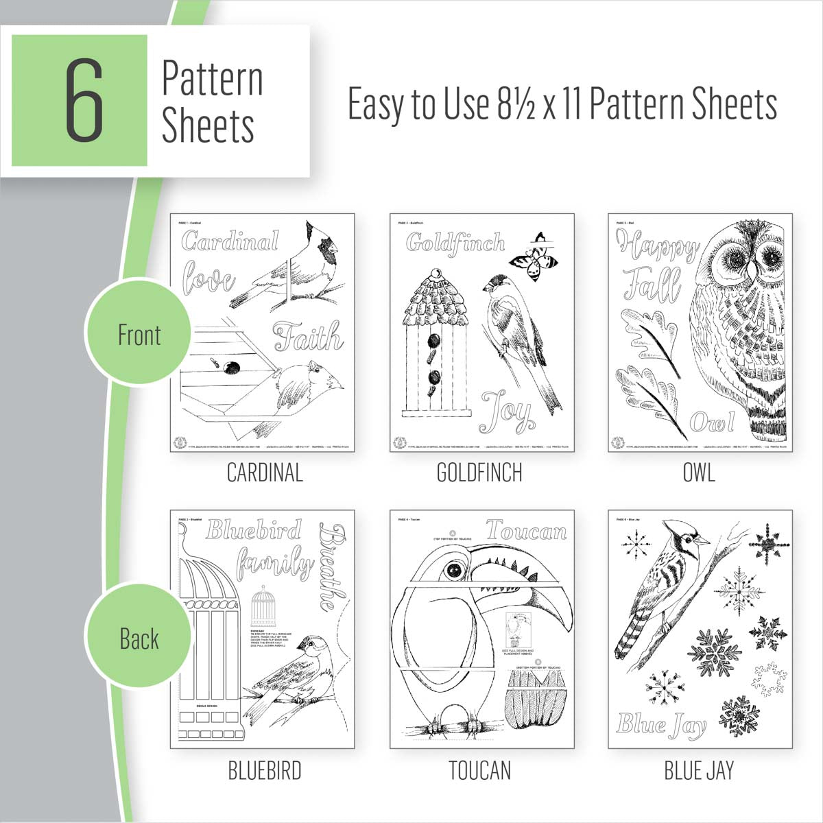 FolkArt Stroke Birds & Blossoms Kit