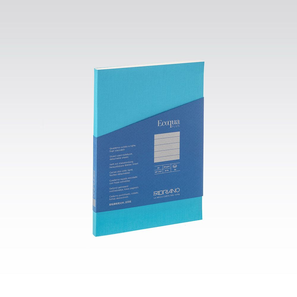 Fabriano Ecoqua Plus Glued 90gsm Lined A5 Notebooks