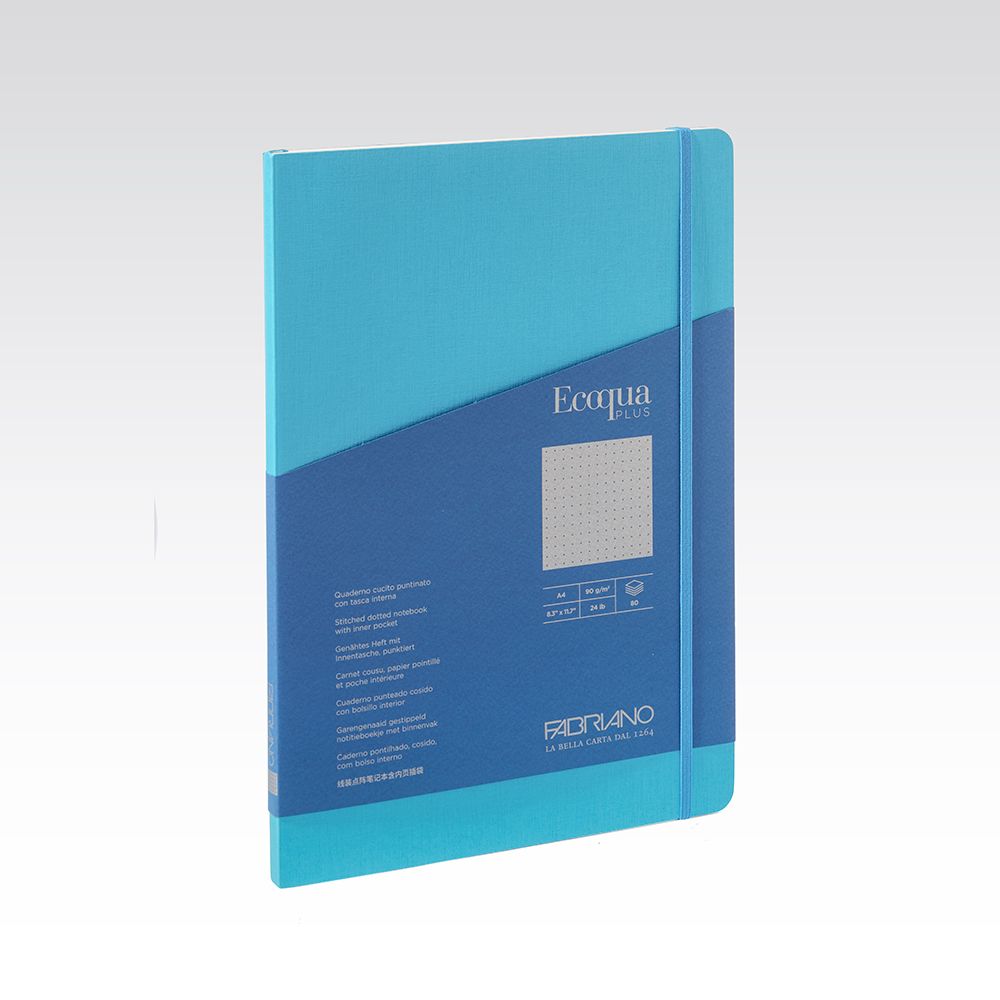 Fabriano Ecoqua Plus Stitch 90gsm Dots A4 Notebooks