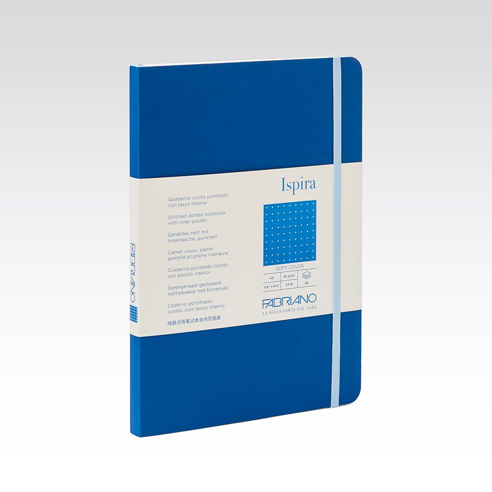 Fabriano Ispira Soft Cover 85gsm Dots A5 Notebooks