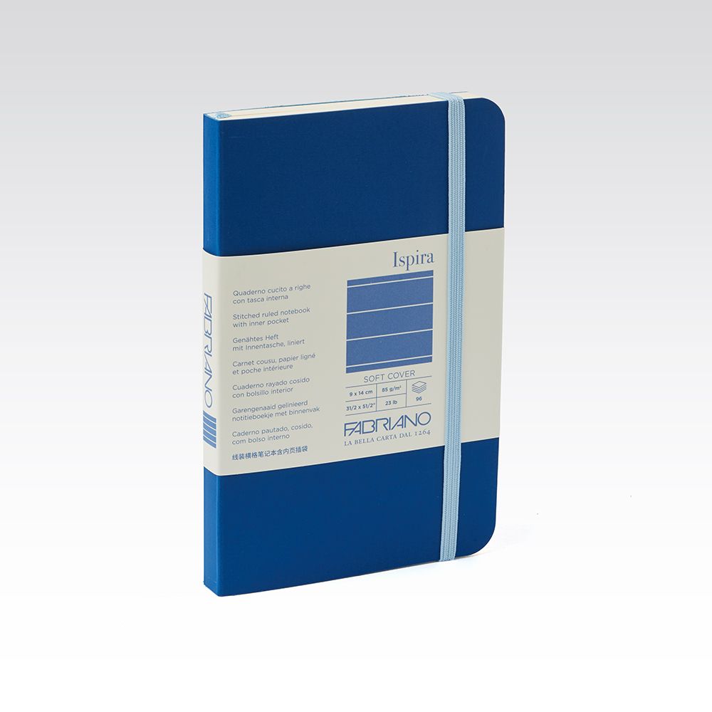 Fabriano Ispira Soft Cover 85gsm Lined 9x14cm Notebooks