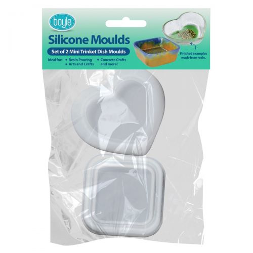 Boyle Silicone Mould Mini Trinket Dishes Set Of 2