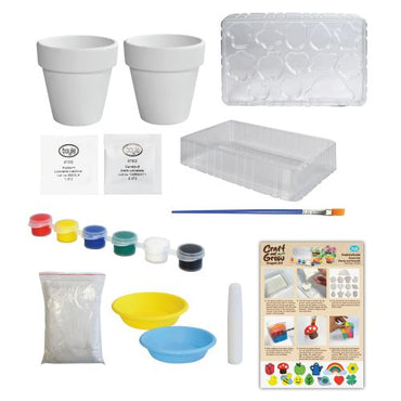Boyle Craft & Grow Flower Pot Plaster & Paint