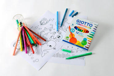 Giotto Turbo Colour Felts Set of 12