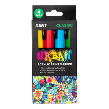 Kent Urban Acrylic Paint Marker - Classic Sets