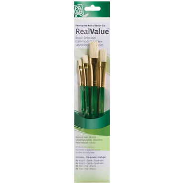 Princeton Real Value Natural Bristle 9112 Brushes Set Of 4