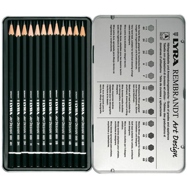 Lyra Rembrandt Art Design Pencils Set of 12