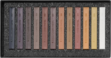 Lyra Square Pastels Brown Tones Set of 12