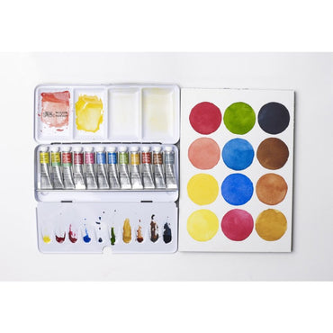 Winsor & Newton Professional 5ml Watercolour Paints Travel Set Of 12
