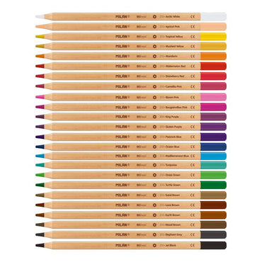 Milan Thick Lead Colouring Pencils Set of 24