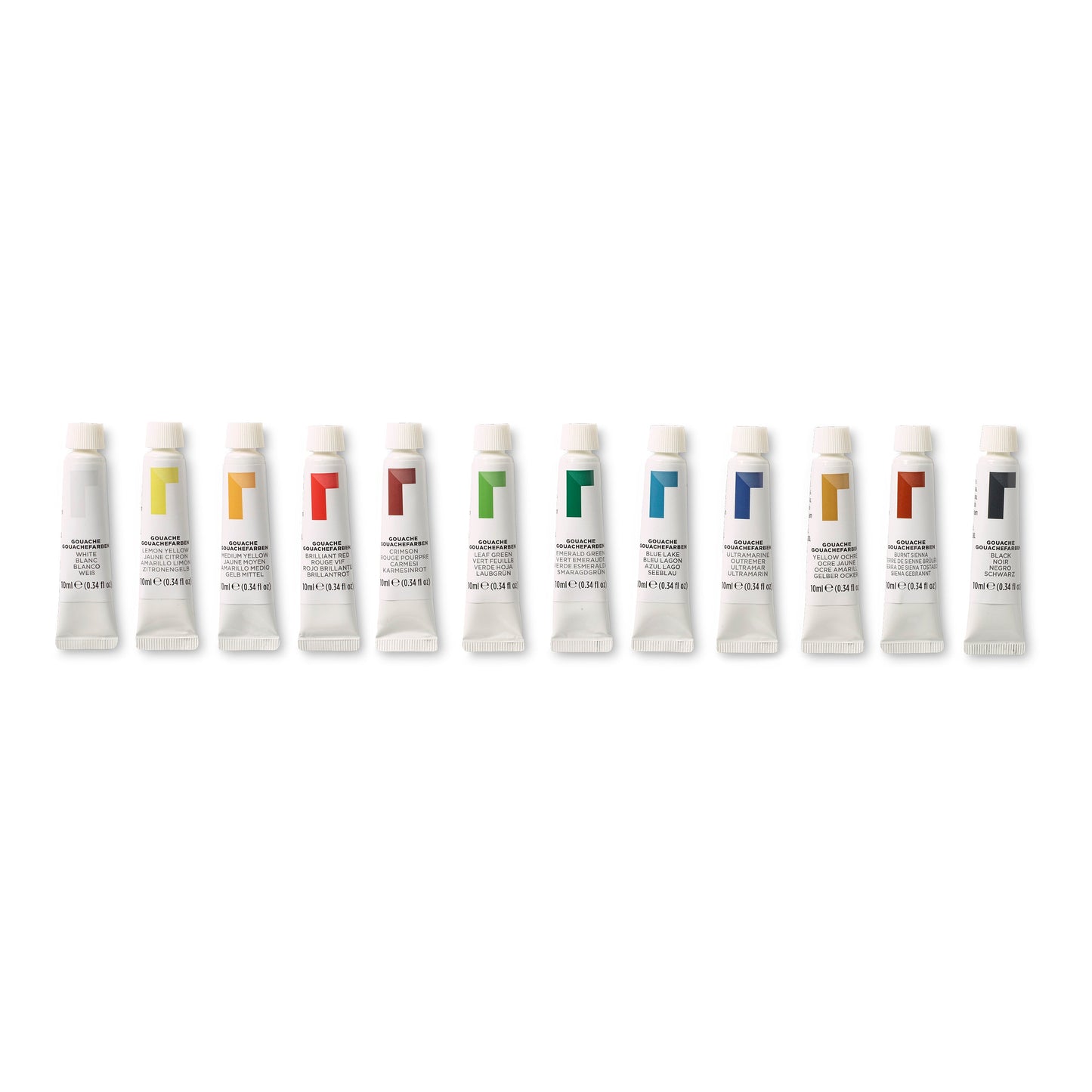 Reeves 10ml Gouache Paints Set of 12