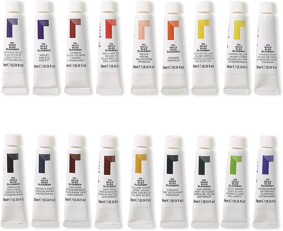 Reeves 12ml Oil Paints Set of 18