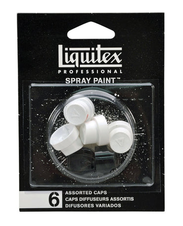 Liquitex Assorted Spray Paint Nozzle Pack Of 6