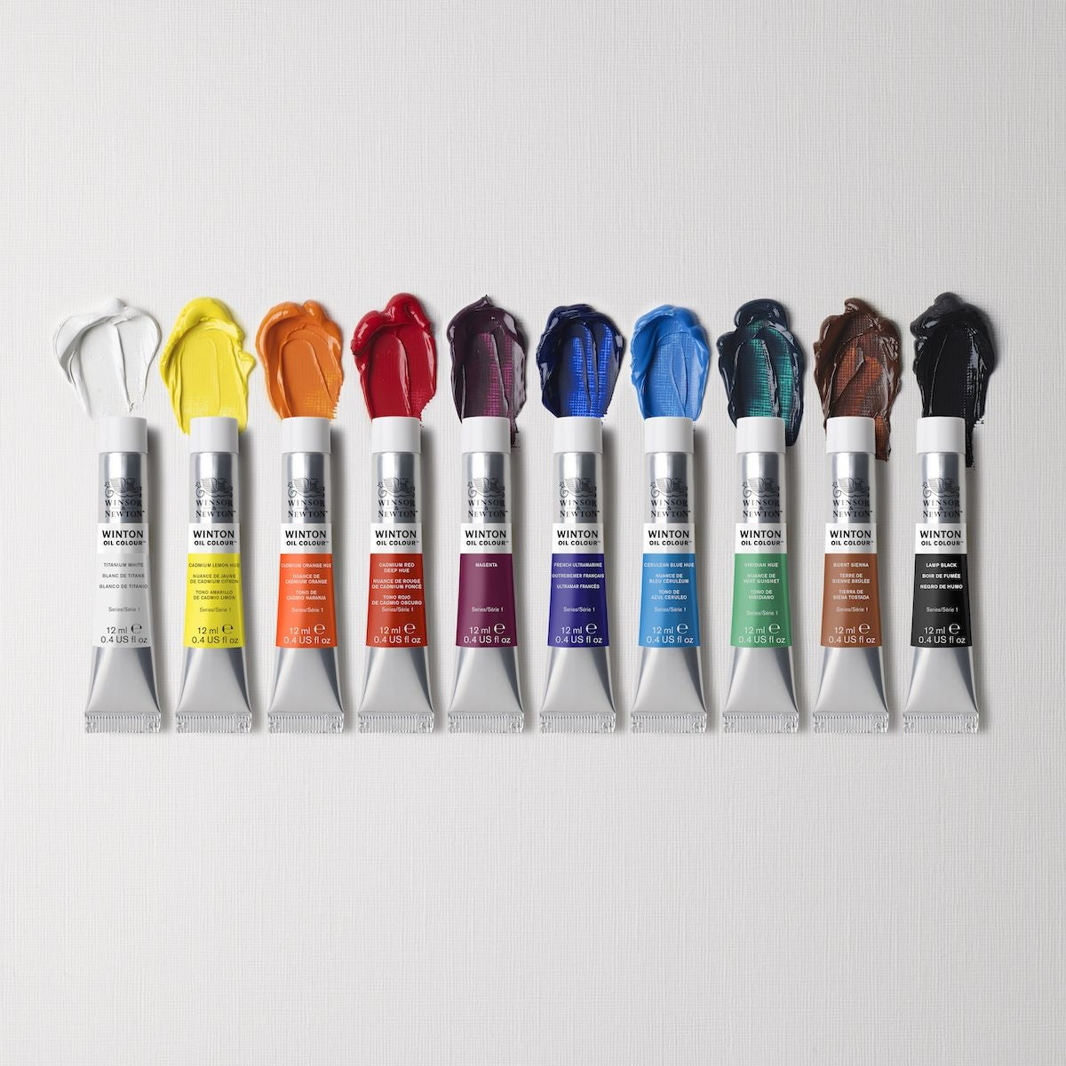 Winsor & Newton Winton 12ml Oil Paints Arrival Set Of 10