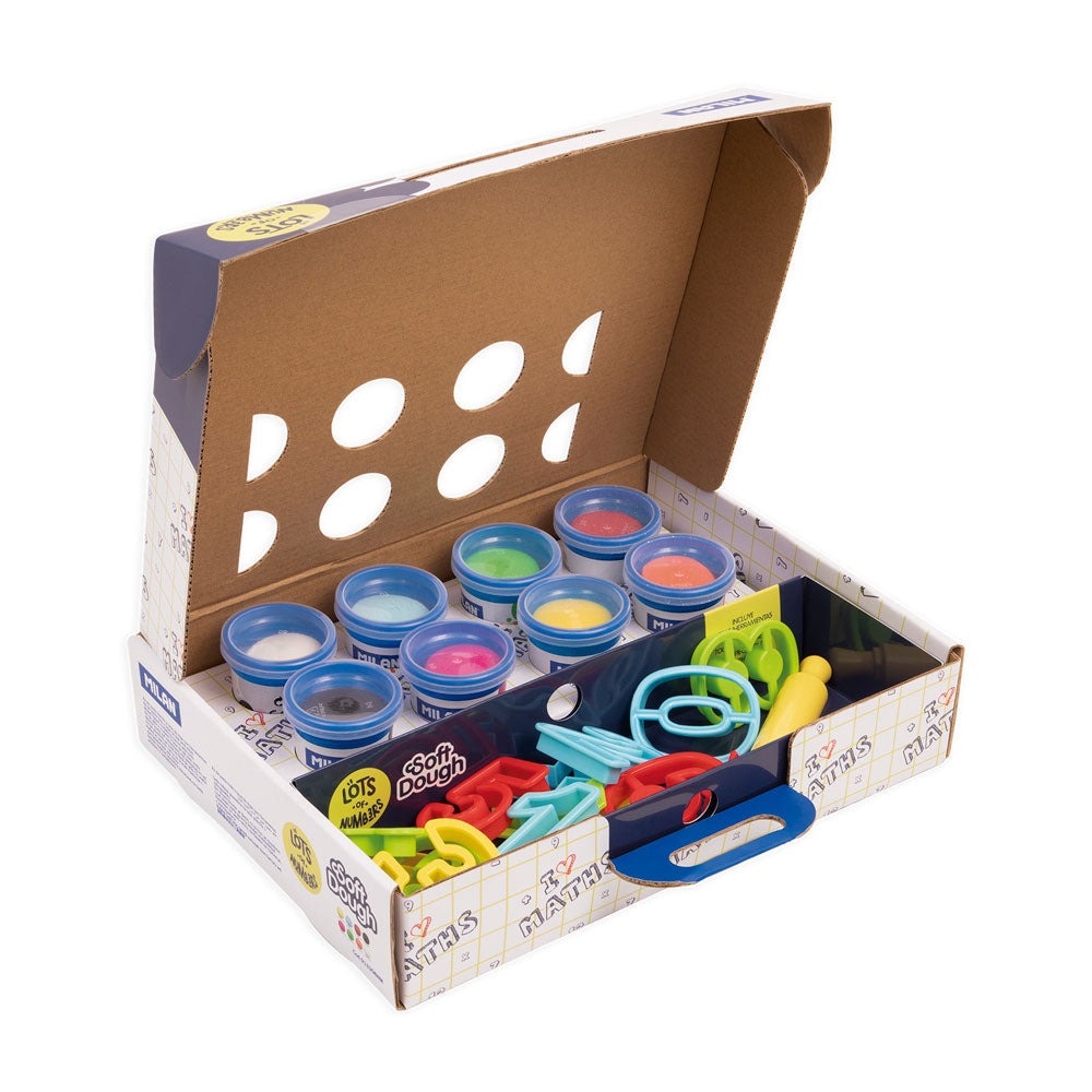 Milan Lots of Numbers Soft Dough Play Kit