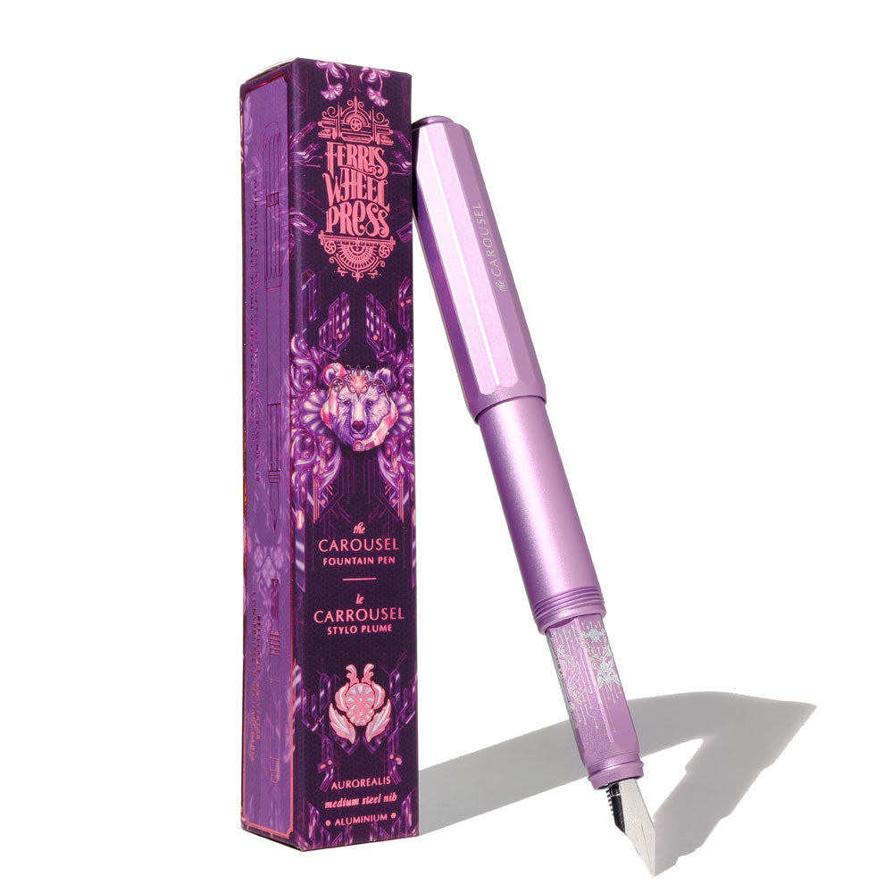 Ferris Wheel Press Aurorealis Aluminium Carousel Fountain Pens