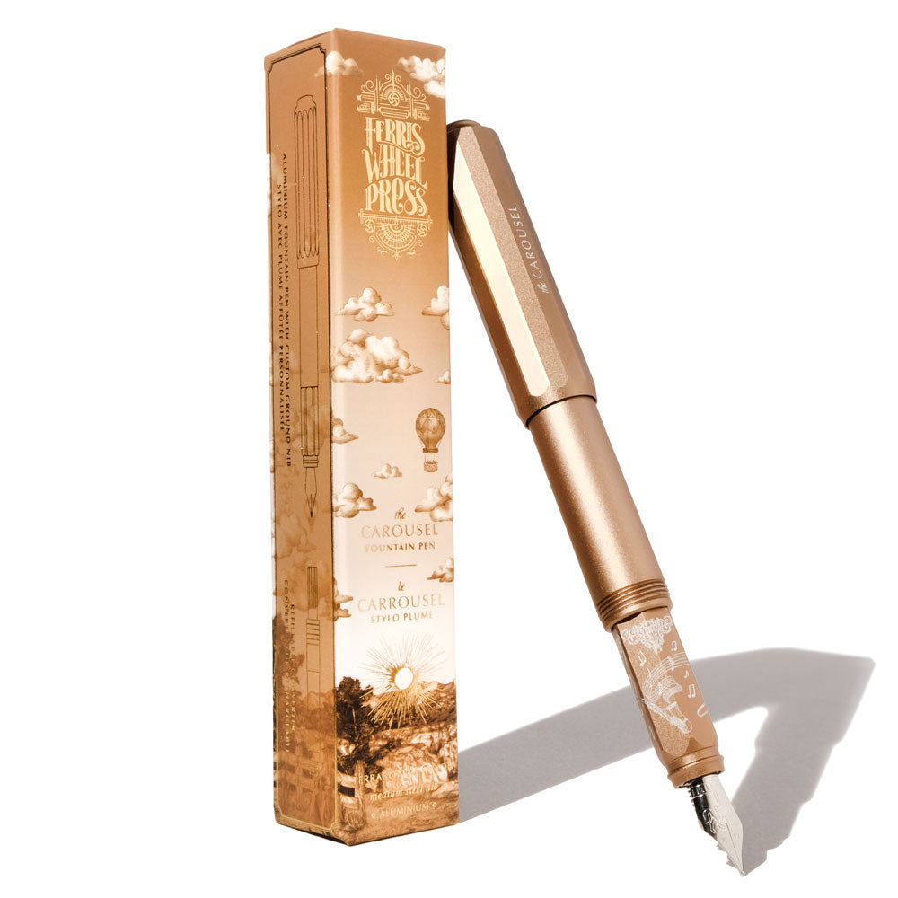 Ferris Wheel Press Terracotta Canyon Aluminium Carousel Fountain Pens