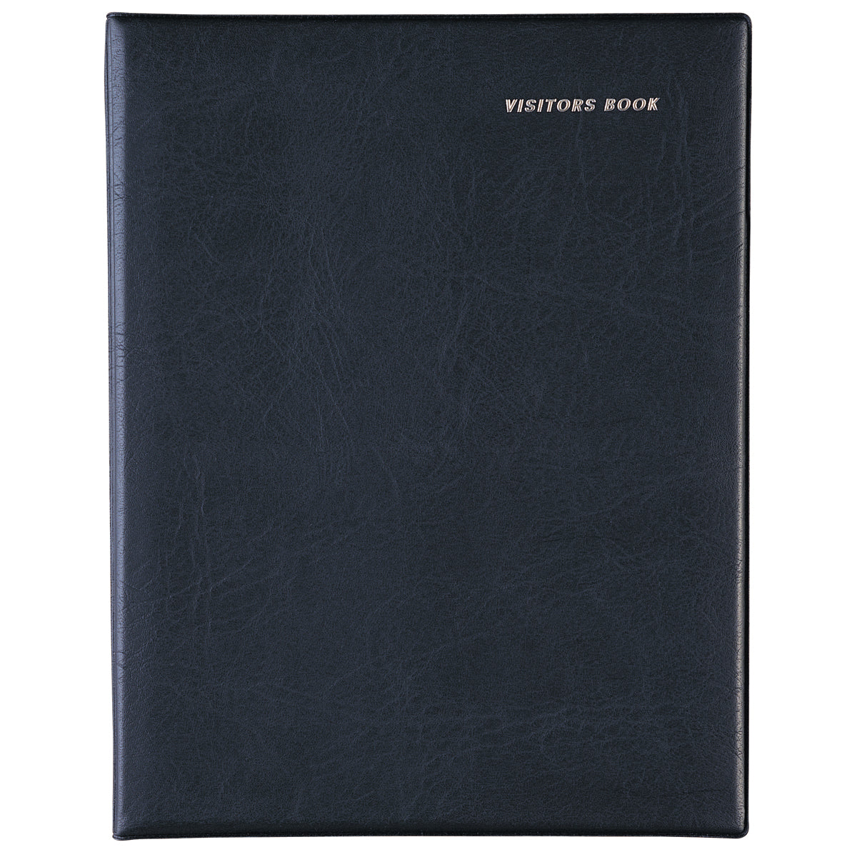 Debden 220x280mm Wiro PVC Black Corporate Visitors Book