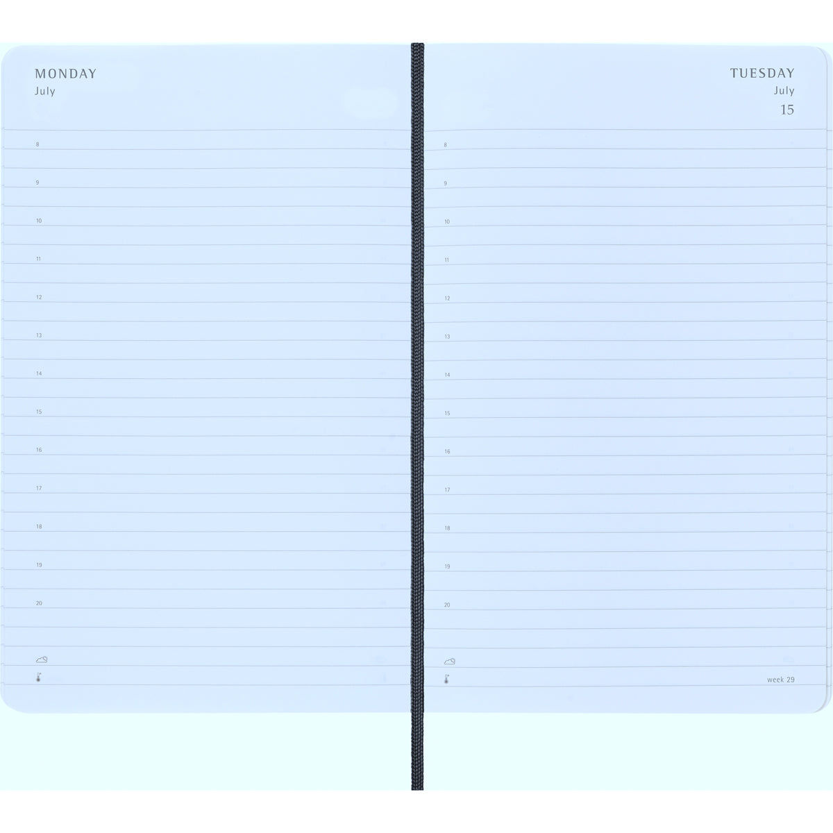 Moleskine Diary 18 Month Daily Hard Cover Large Black 2025/2026