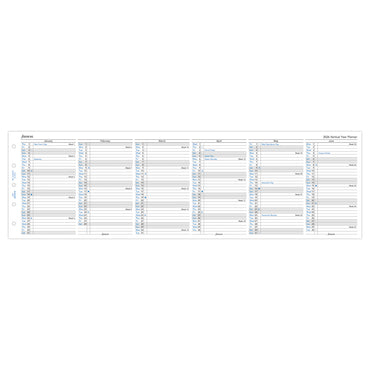 Filofax Refill Classic Year Planner Vertical Mini 2026
