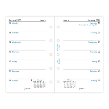 Filofax Refill Classic WTV Mini 2026