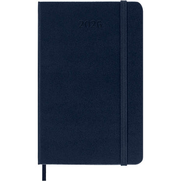 Moleskine Diary 12 Month Weekly + Notes HC Pocket Sapphire Blue 2026