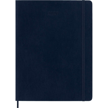 Moleskine Diary 12 Month Weekly + Notes SC XL Sapphire Blue 2026