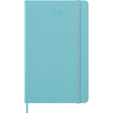 Moleskine Diary 12 Month Weekly + Notes HC Large Aquamarine 2026