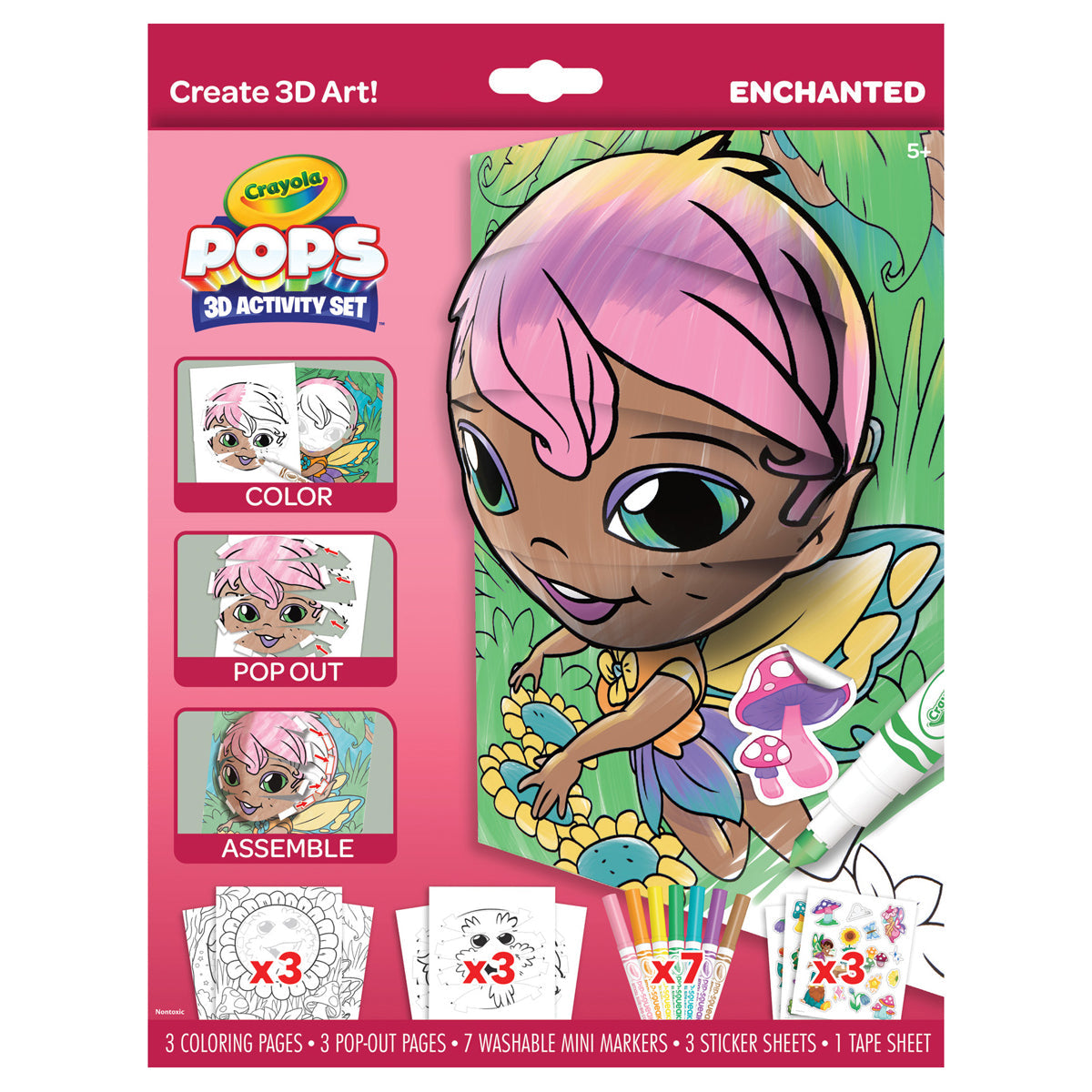 Crayola POPS 3-D Activity Set Enchanted