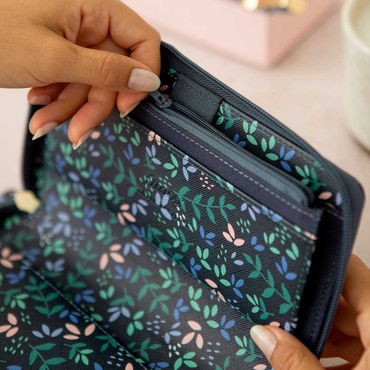 Filofax Organiser Compact Zip Personal Garden