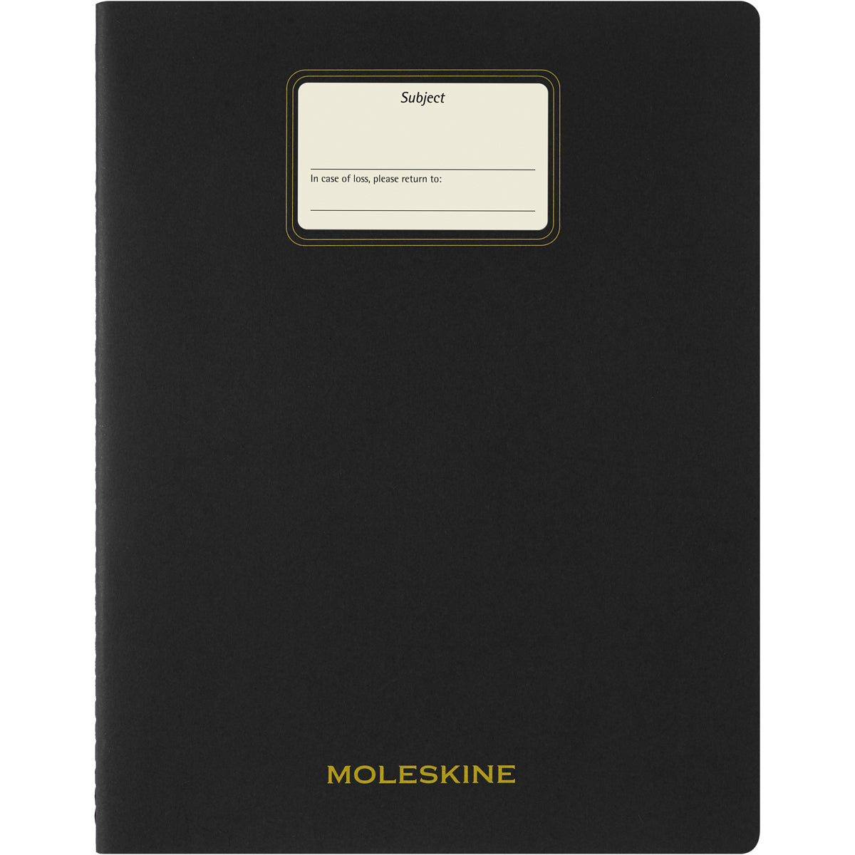 Moleskine Cahier Journal Student XXL Plain Black